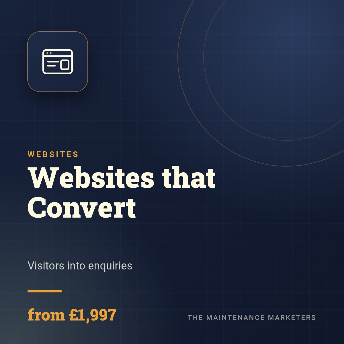 Websites that Convert (from £1,997) - The Maintenance Marketers